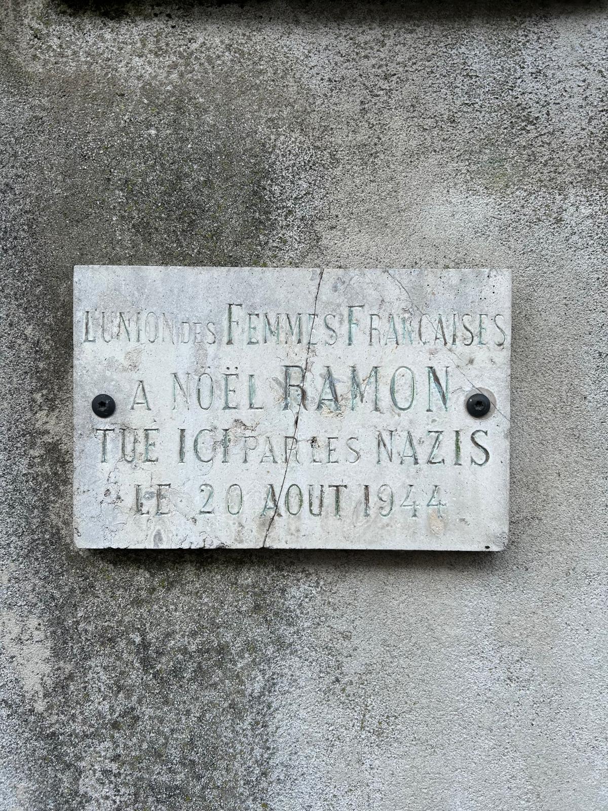 plaque noelramon